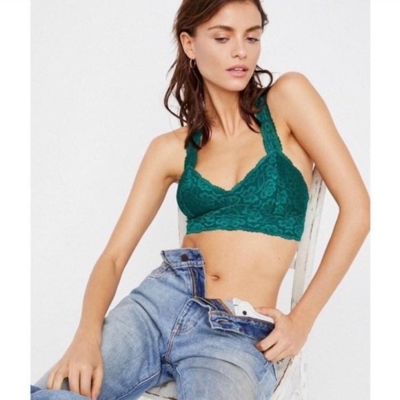 Free People Other - Free People Galloon Lace Racerback Bra